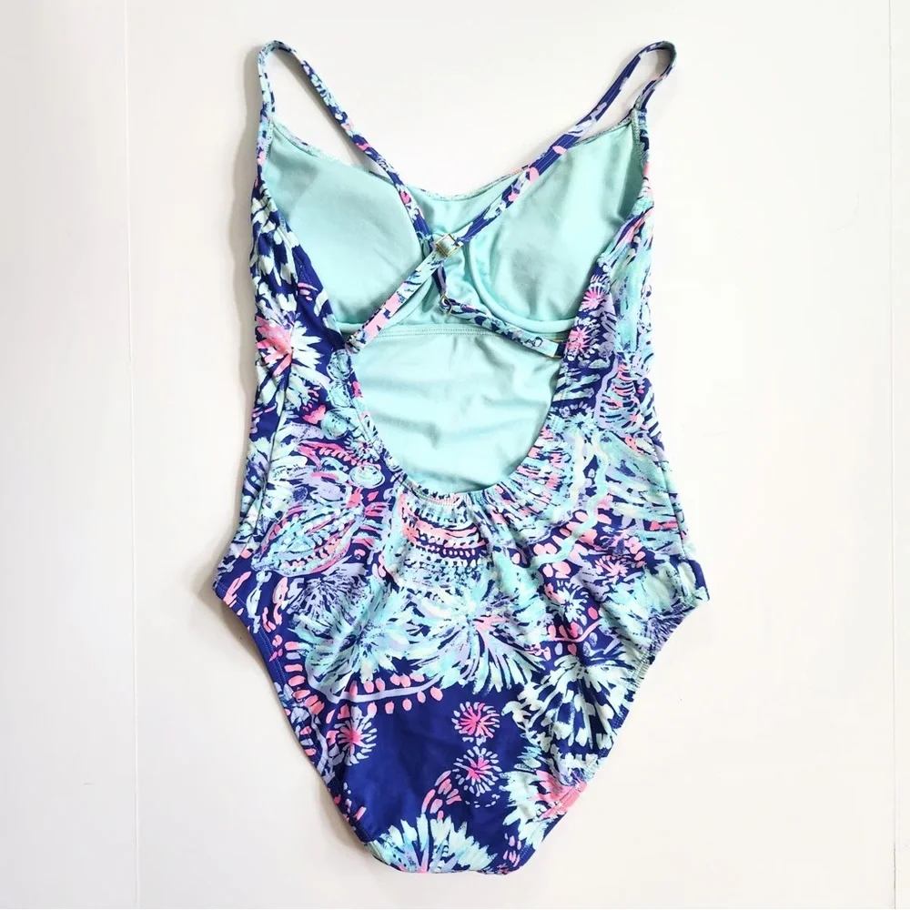 Lilly Pulitzer One Piece Swim - Azalea - Picture 4 of 6